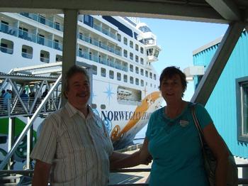 A Gangway to the Ship. We’re Here!!