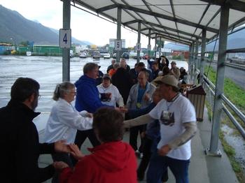 Dancing Dockside Juneau Alaska