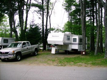 Camping At Boothbay, ME