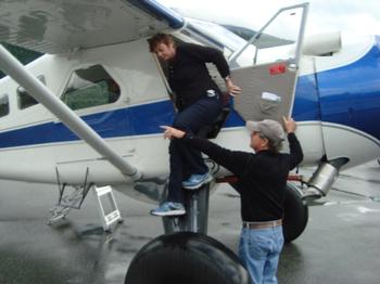 Sally-Ann headed for ground!