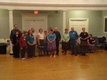 The New Dancers at Bradford Country Squares November Dance.