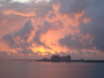 Sunrise over Atlantis, Bahamas