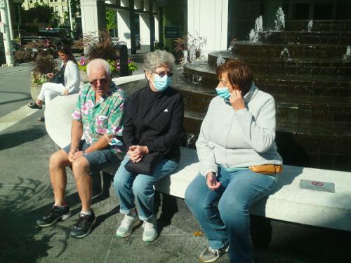 Waiting for the transport
