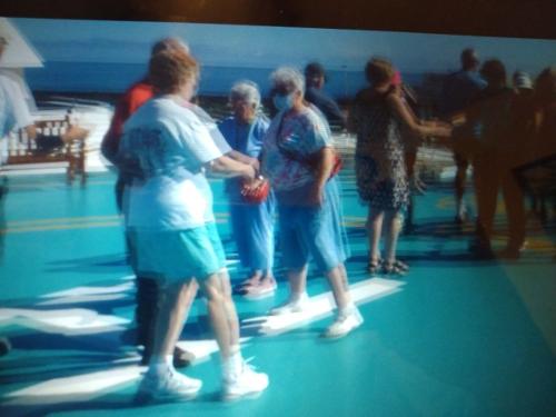 Dancing on Heliport