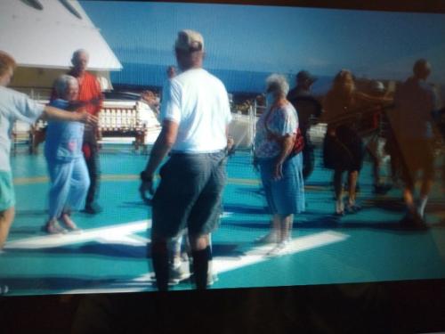 Dancing on Heliport